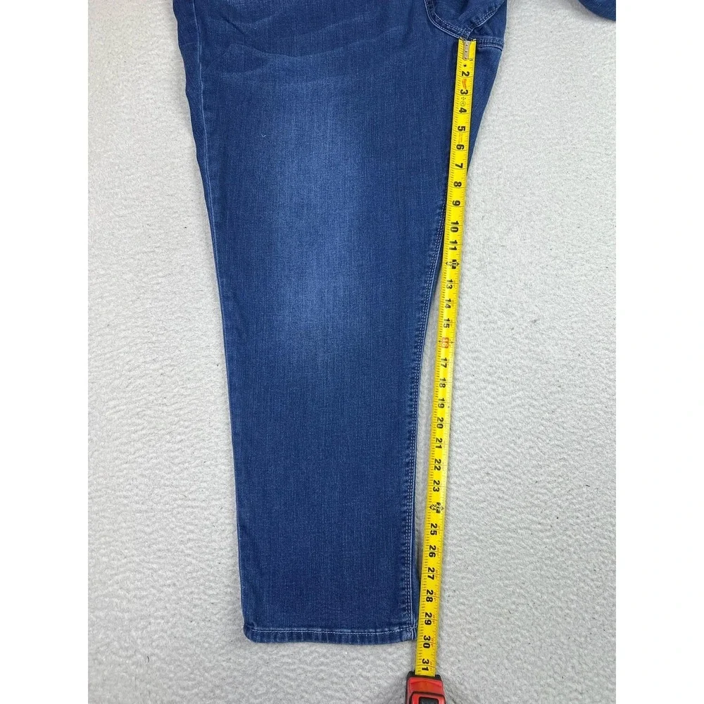 Laurie Felt Jeans Womens 26W Blue Daisy Denim Boyfriend Medium Wash A471814‎